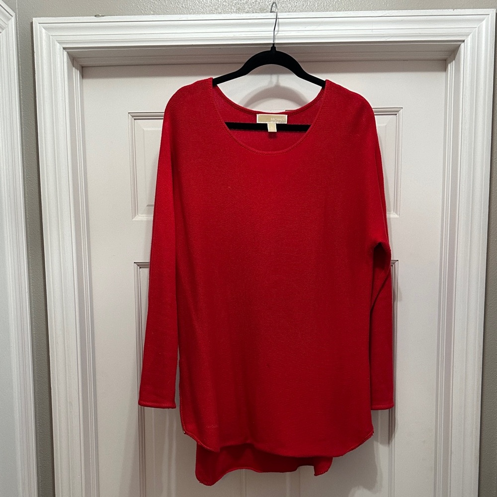 MICHAEL Michael Kors Red Crew Neck Sweater